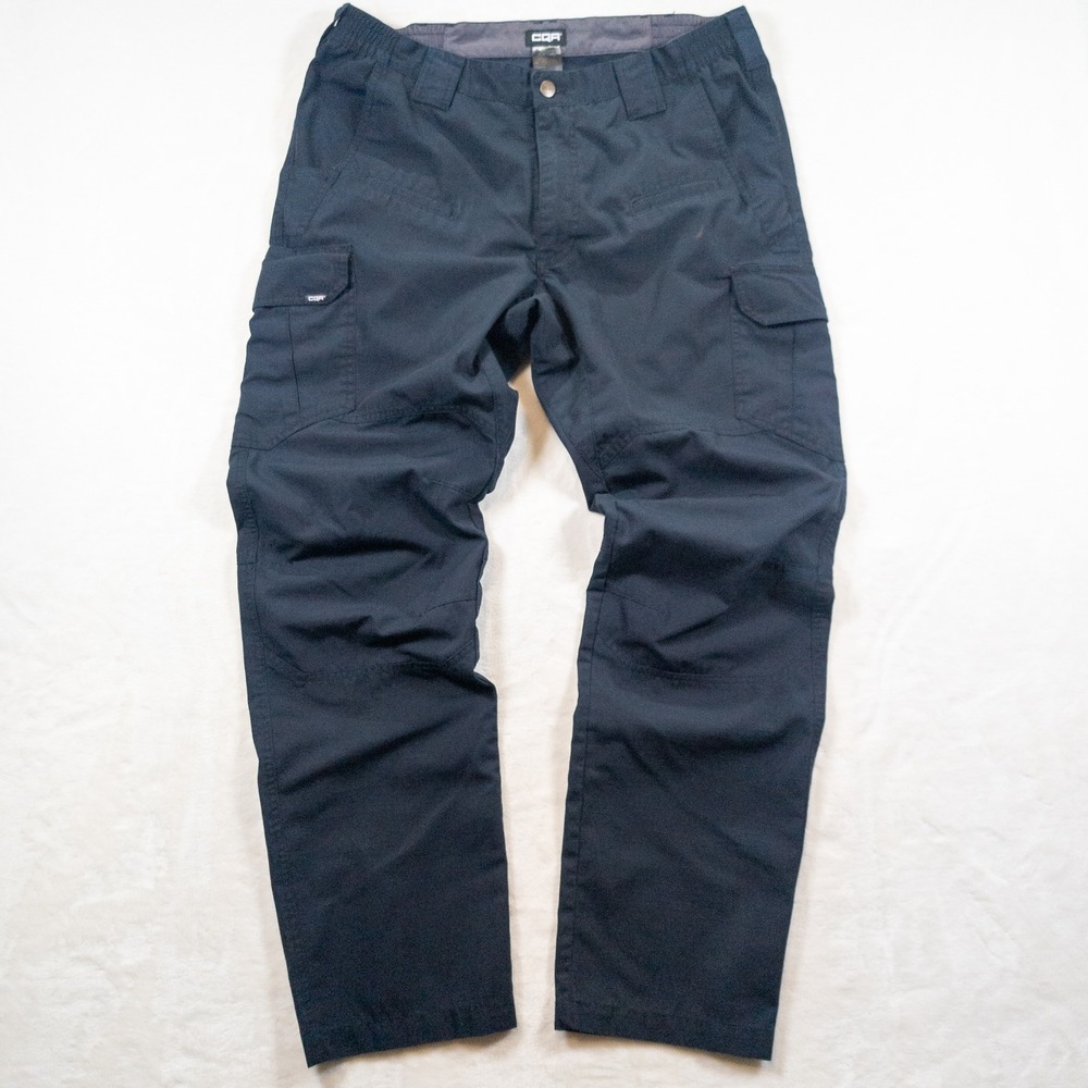 CQR Tactical Cargo Pants Men 36x34 Navy Blue Utility Workwear Gorpcore Outdoor